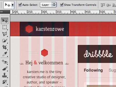 karsten.me web design