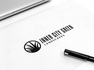 Inner City Green Landscapes Brand Concept art australia brand branding branding design business design graphic design illustration logo