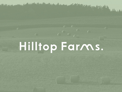 Hilltop Farms Logo Design australia brand branding business design farm graphic design illustration logo logotype vector