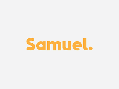 Samuel Kenny Creative brand design logo type