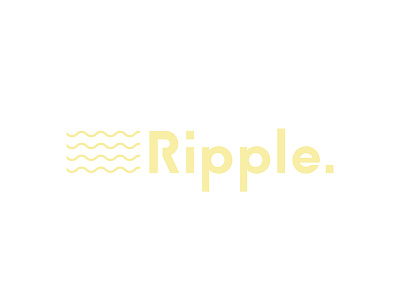 ~ Ripple Logo branding business identity logo simple