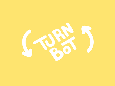 Turnbot Logo handlettering logodesign videogames