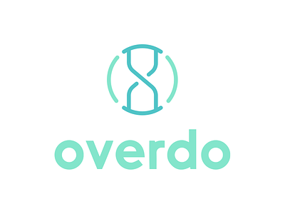 Overdo deadline logo logodesign time management