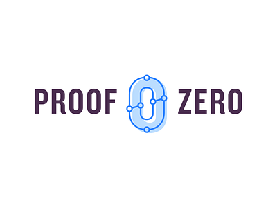 Proof Zero Concept logo logodesign security