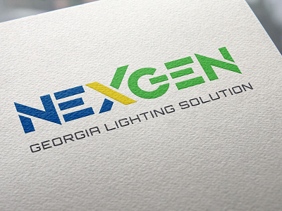 Nextgen branding layout layout and print media logo