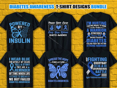 Diabetes T-Shirt Designs For Merch By Amazon