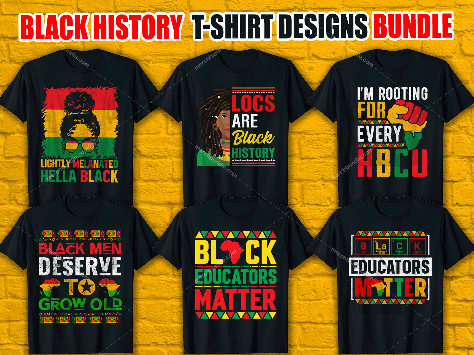 BLACK HISTORY T-Shirt Designs Bundle by Akhi Moni on Dribbble