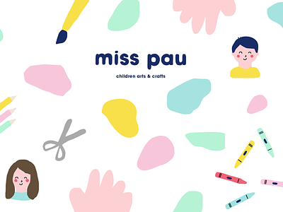 Miss Pau branding children illustration crafts illustration