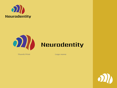 Thump Print logo Idea ( Neurodentity )