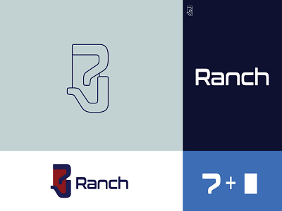 Modern R logo design ( Ranch ) bradings brand designer brand designs brand identity brand identity maker branding branding design branding identity designer logo logo expert logo folio logo idea logo inspiration logo inspirations logo maker logo tipo logo type logos