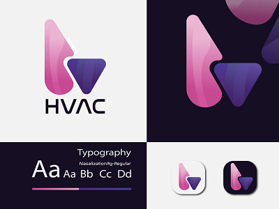 HVAC Logo Design brand designer brand designs brand identity brand identity maker branding branding design dribbble logo logo logo design logo expert logo folio logo idea logo inspiration logo maker logo tipo logo type minimalist logo design modern lettering logo design modern logo