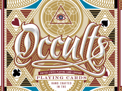 Occults Tuck Box card deck cards deck of cards playing cards