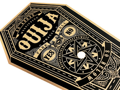 Ouija Coffin Planchette