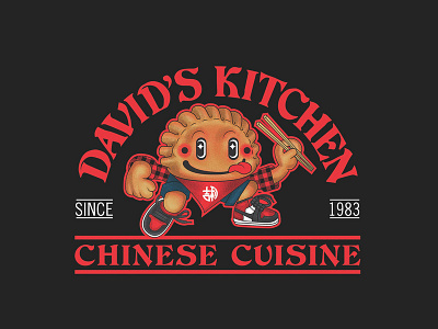 Dei Dei Dumpling Mascot design illustration logo design mascot design mascot logo tee design