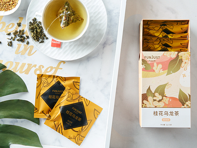 Osmanthus oolong tea Packaging Design