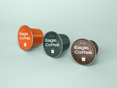 Eagle Coffee Branding - Capsule branding graphic design logo motion graphics