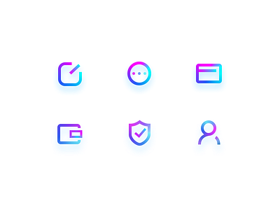 Colorful icons