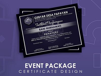 Certificate Design branding design graphic design vector