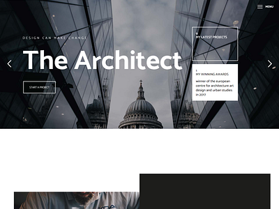 Architect website-Home