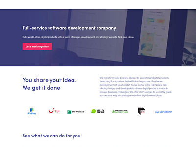 Software Development Agency Website