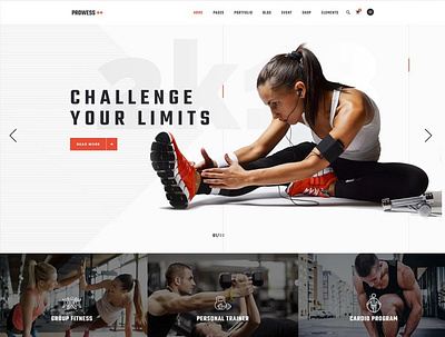 Fitness WordPress Website Design aboassey agency booking branding design ecommerce fitness graphic design gym gym time gymgirl gymnastics illustration online shop online sore travel tour ui website woocommerce wordpress