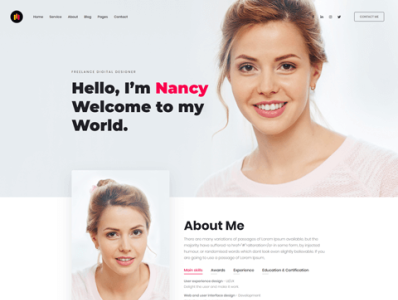 Portfolio Website Design by AB Oassey on Dribbble