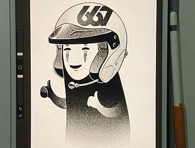 Kaonasi rally 2d character character design concept design illustration print