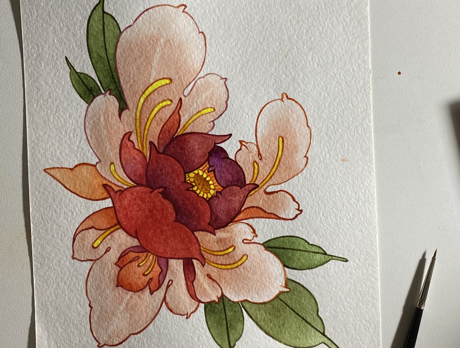 Peony by Marianna Kravchenko on Dribbble