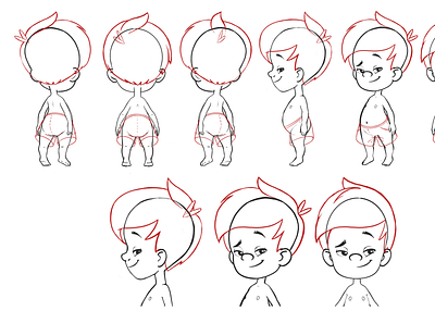 Character turnaround character character design concept
