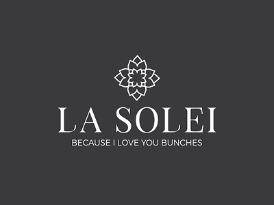 Logo for La Solei branding design graphic design icon illustration logo logotype typeface ux vector