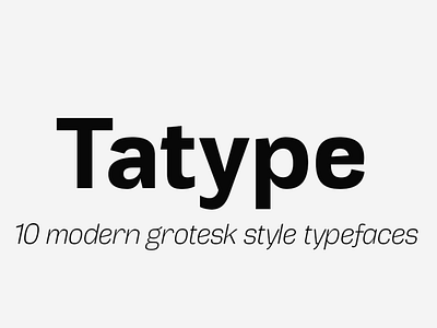 Tatype typeface