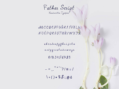 Father Script Handwritten Font