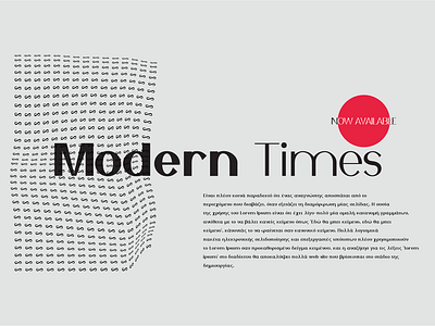 Modern Times Typeface