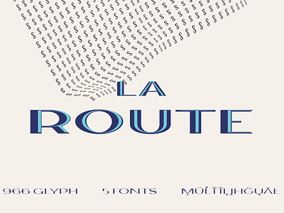 La Route Typeface