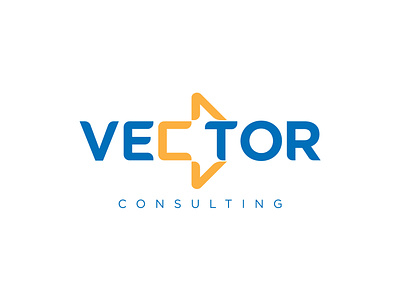 Logo for Vector Consulting branding design font graphicdesign logo logo design logotype typeface vector
