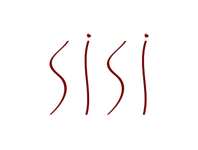 Logotype for SİSİ lingerie font graphic design graphicdesign lingerie logo logotype silhouette sisi