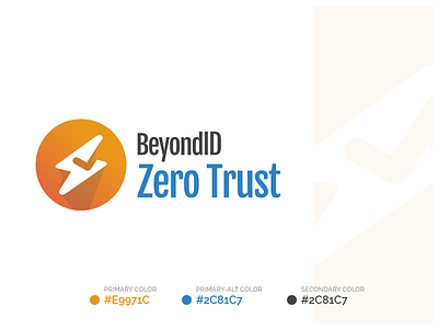 BeyondID Zero Trust applogo design logo typography vector