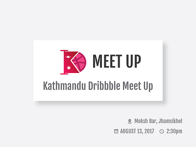 Kathmandu Dribbble Meet Up concept design dribbble illustration