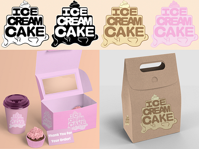 Ice Cream Cake Logo