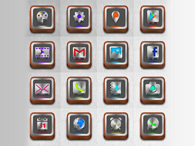 Metallic Icons