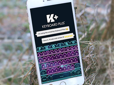 Stellar Keyboard Theme concept custom design keyboard pink purple stellar teal theme