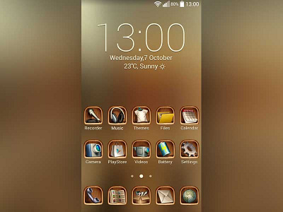 Sweet Comfort Theme android comfort concept design launcher photoshop sweet theme