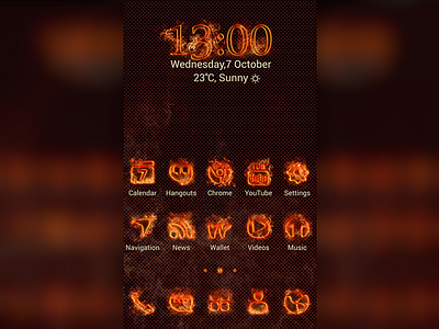 Fire Icons concept fire icons launcher new red