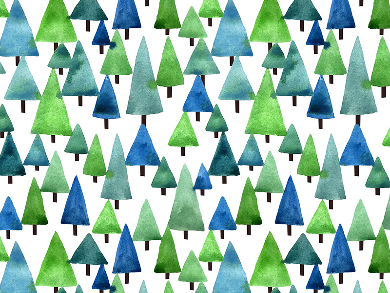 Forest Pattern by Svetlana Postikova on Dribbble