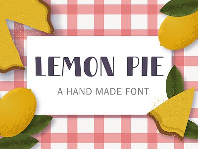 Lemon Pie Font art deco design display font hand drawn modern playful sans serif type typeface typography