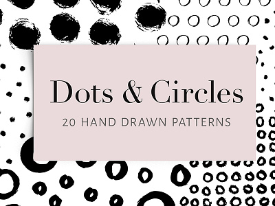 Dots and Circles apparel background brush celebration decor dot fabric hand drawn pattern print seamless textile