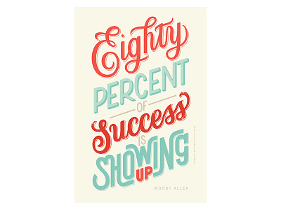 Success quote | typeandgraphicslab.com brush custom type editorial hand drawn hand written inspirational lettering logo quote type typography