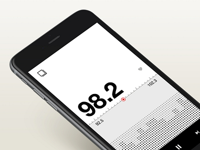 Radio App Concept app ios radio ui