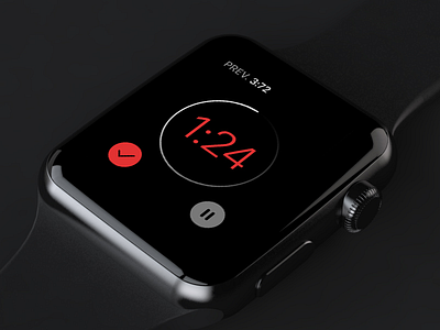 Timer App Concept for the Apple Watch app apple watch timer