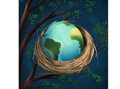 Earth day awareness eart day eartday editorial illustration editorialillustration illustration ourplanetweek